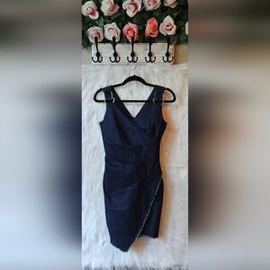 Luga *Rare* Tiered Perfection Asymmetrical Denim Dress